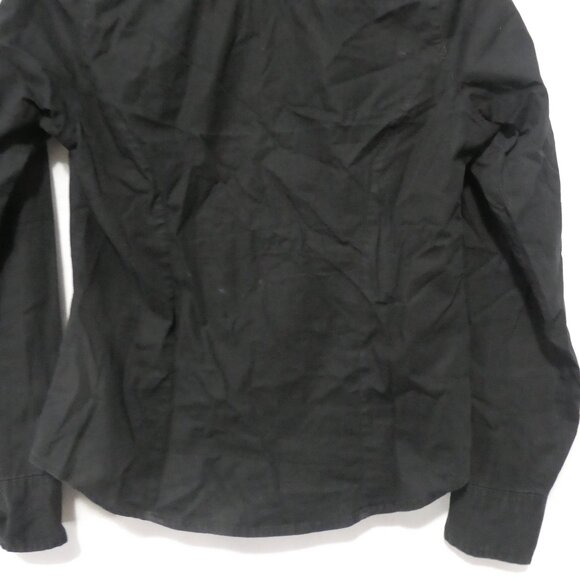 TOMMY JEANS | small | Black Cotton Casual / Dress Shirt | Made In Canada 🟥🍁🟥 - Picture 13 of 14